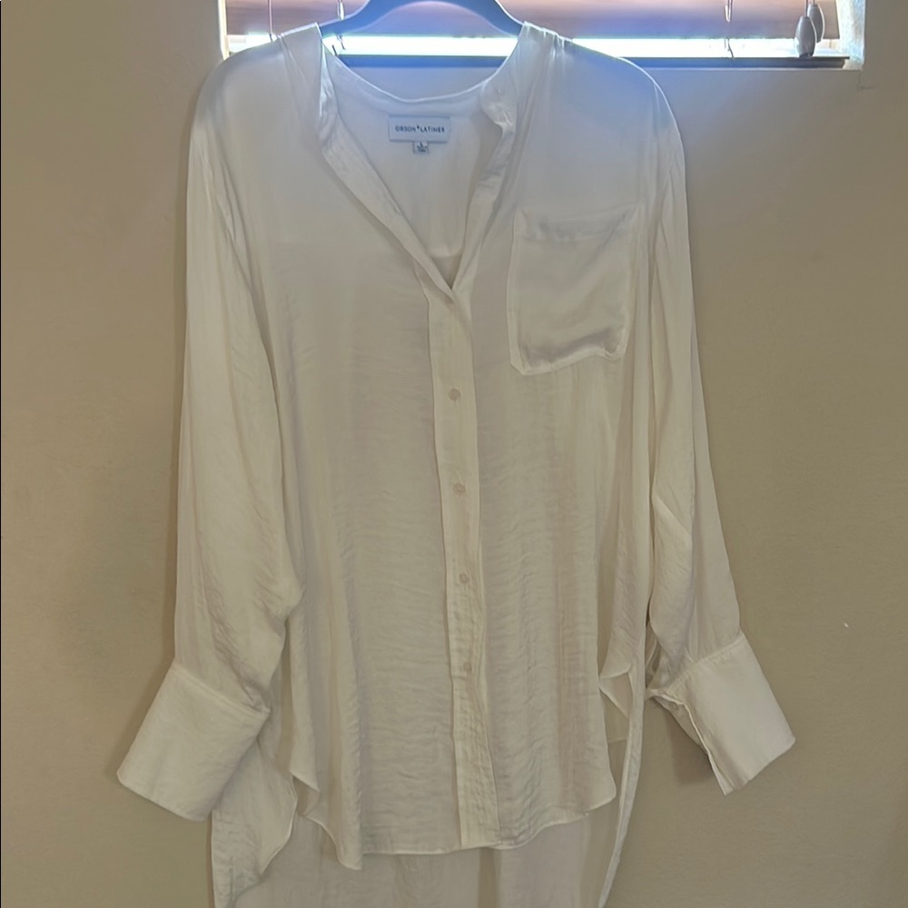 Gibson Latimer Cream Blouse